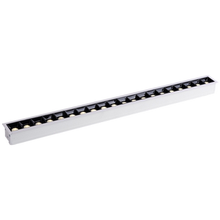 led条形射灯嵌入式线条灯客厅无主灯设计办公室防眩光长条格栅灯