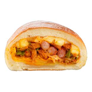 南风窗手作欧包贡菜甜肠软面包手工欧包大个多馅料早餐糕点米面包