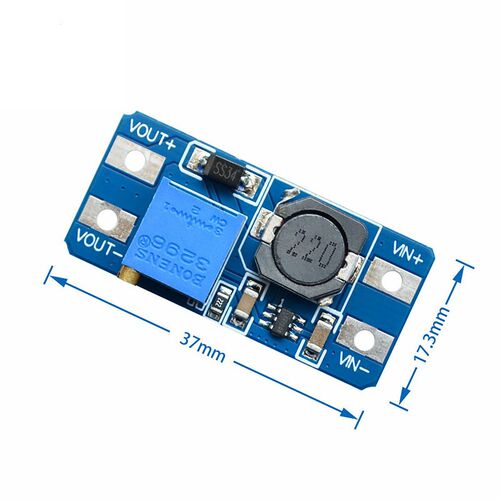 MT3608 2a升压板 DC-DC可调电源模块宽压输入2/24V升5/9/12/28V