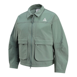 NIKE耐克ACG外套女秋季户外防泼水机能风拼接工装夹克HV0584-364