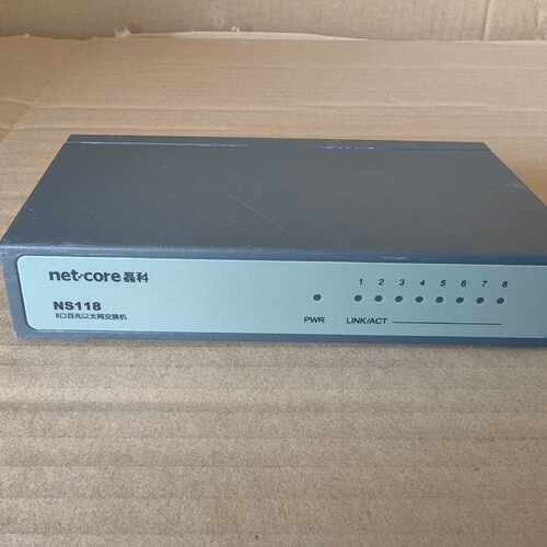溢价-磊科(Netcore)NS118 8口百兆以太网铁壳交换