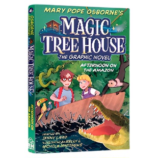 现货 Magic Tree House 神奇树屋漫画版12345678英文原版儿童全彩冒险桥梁章节英语漫画故事书畅销经典魔幻冒险课外读物进口图书