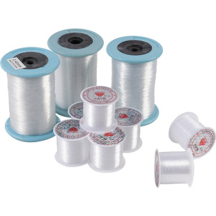 编戒指的鱼线透明线细隐形水晶绳无弹力diy编织串珠包包材料缠绕