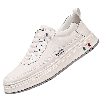 奥康男鞋2025秋季真皮板鞋男休闲