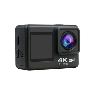 运动相机4K双屏防抖摩托车行车记录仪胸前固定旅行随身vlog摄像机