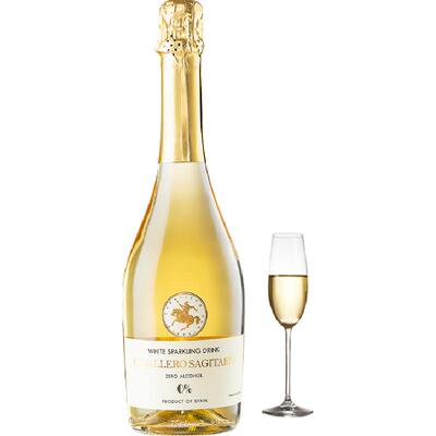 西班牙进口无醇起泡酒加香槟杯