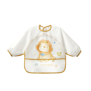 宝宝罩衣吃饭围兜儿童围裙3岁以上男宝幼儿园女辅食饭兜防水防脏