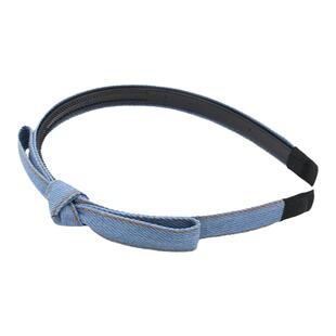 韩国儿童牛仔蓝发箍带齿轮防滑发卡女童公主刘海压发小女孩头饰潮