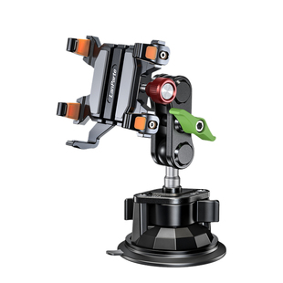 兰帕特越野级车载吸盘手机支架仪表台风挡扶手蟹钳固定拍摄支架