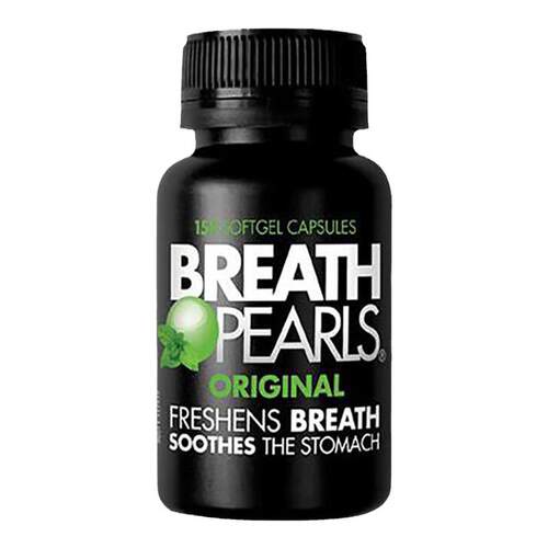 澳洲Breath Pearls 本草清新香口丸 祛除口气祛异味 口气珠150粒