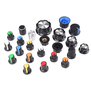 WH148电位器旋钮MF-A01A02A03A04A05胶木RV24帽子6mm梅花柄WTH118