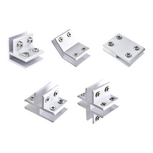 瓷砖固定夹器种植箱配件铝合金花箱菜池直角子玻璃扣卡槽花盆卡扣