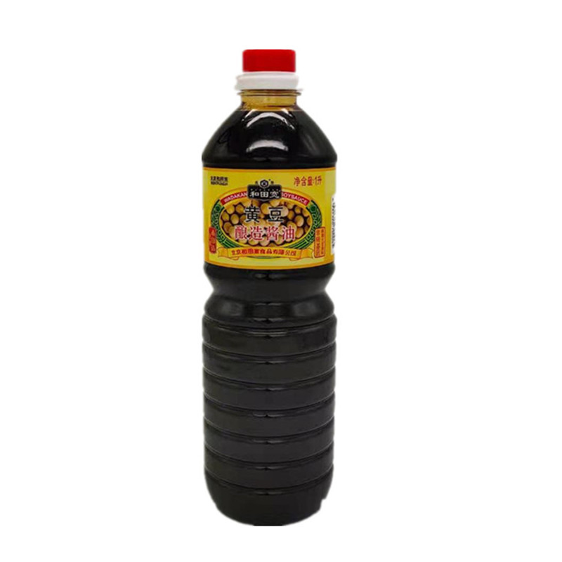 非转基因和田宽酿造酱油1L*2桶