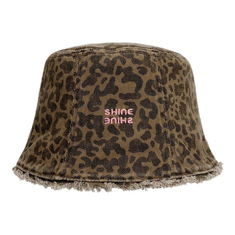 SHINE萱子心动粉豹系列渔夫帽
