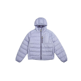 Epicsocotra冬装户外运动防泼水轻量90白鸭绒连帽排骨羽绒服男女