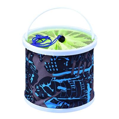 渔战将折叠打水桶钓鱼装鱼桶