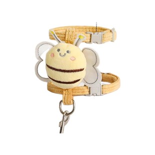 幼猫牵引绳超小号小奶猫遛猫绳防挣脱猫咪链子1-3斤工字型背带2月