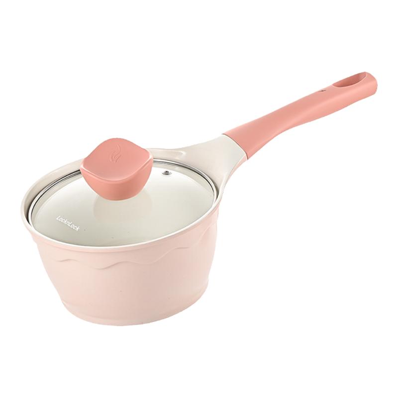 乐扣乐扣陶瓷小奶锅宝宝辅食锅