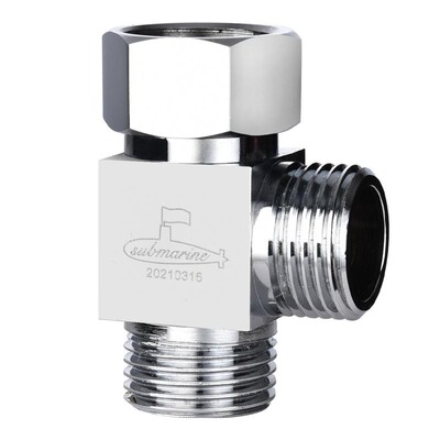 潜水艇全铜活接一分二龙头角阀