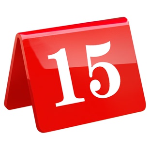 桌号牌立式亚克力数字号码牌分组桌牌台号牌v型桌牌餐饮餐厅创意取餐叫号牌定做桌面小立牌logo定制打印制作