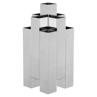25秋冬新品 Fermliving Tessera Vase花瓶花器不锈钢雕塑感艺术品