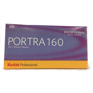 柯达炮塔portra160°120专业彩色负片人像胶卷大画幅相机26年11月