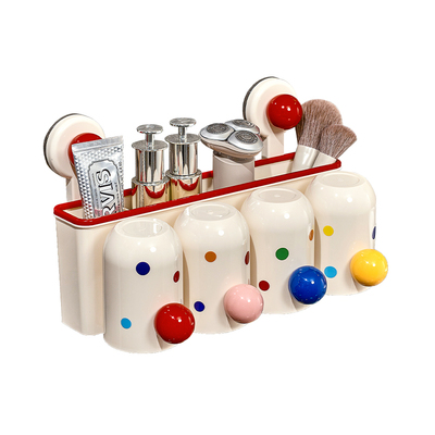 【2025新品】吸盘牙刷置物架