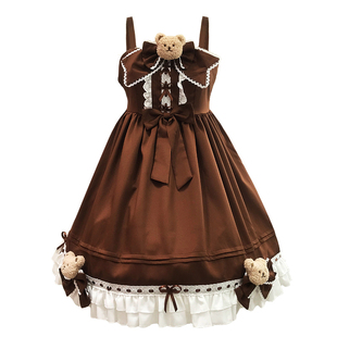 慕斯熊熊 lolita裙原创正版可爱复古jsk裙萝莉塔lolita公主洋装