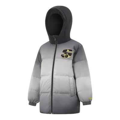 李宁童装儿童羽绒服鸭绒加厚短款