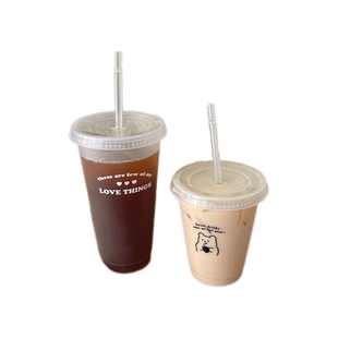 非一次性！夏天大容量水杯随手杯女塑料吸管杯随身便携咖啡杯杯子
