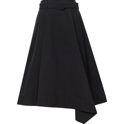 VeroModaA字不规则下摆半身裙