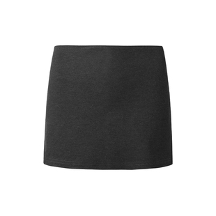 ourhour 弹力罗马布 黑色白色中腰包臀短裙 女夏设计感防走光半裙