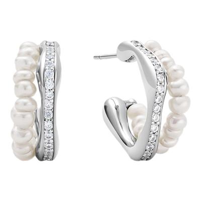 ARSIS流光小耳钉精致珍珠小众女