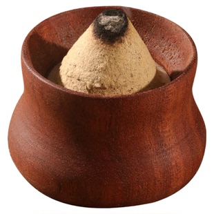 木质肚脐灸杯工具家用艾灸艾塔隔姜灸艾柱气交灸隔物防烫艾壮器具