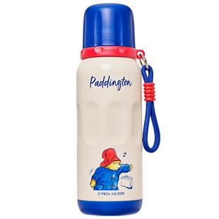 帕丁顿熊儿童保温杯中小学生水壶男孩2025新款上学专用吸管水杯子