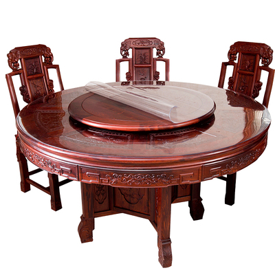 圆形桌透明桌垫防烫抑菌pvc桌布防水防油免洗圆桌布茶几布