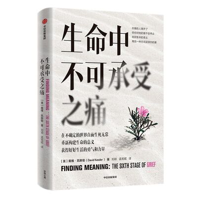 生命中不可承受之痛 戴维凯斯勒著 直面生死无常 重构生命意义 另一种方式延续爱 中信出版社图书 正版