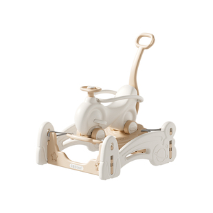 乐婴坊摇摇马蹦蹦车儿童摇摇车摇马木马蹦床玩具宝宝1周岁礼物