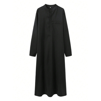 穆斯林长袍男士阿拉伯迪拜袍子