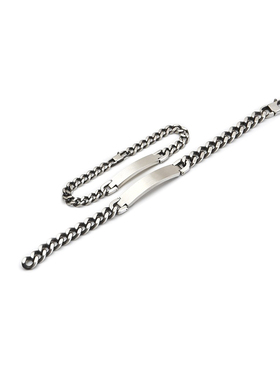 日韩风刻字钛钢学生百搭礼物手链