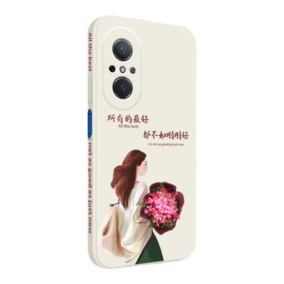 华为hinova9se手机壳新款hinove9se手机套5G网红色软壳液态硅胶novo女神款潮牌直边nowa全包防摔FIO-BD00超薄