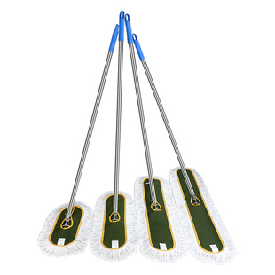 平板拖把大号尘推酒店商用一拖地净家用加厚棉线保洁螺丝款长排拖