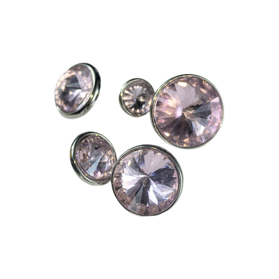 彩色钻扣蓝绿紫毛衣扣闪亮高品质玻璃水晶扣包邮