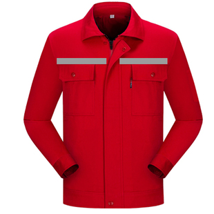 春秋长袖工作服套装男女工地耐磨厂服车间汽修工装上衣劳保服定制