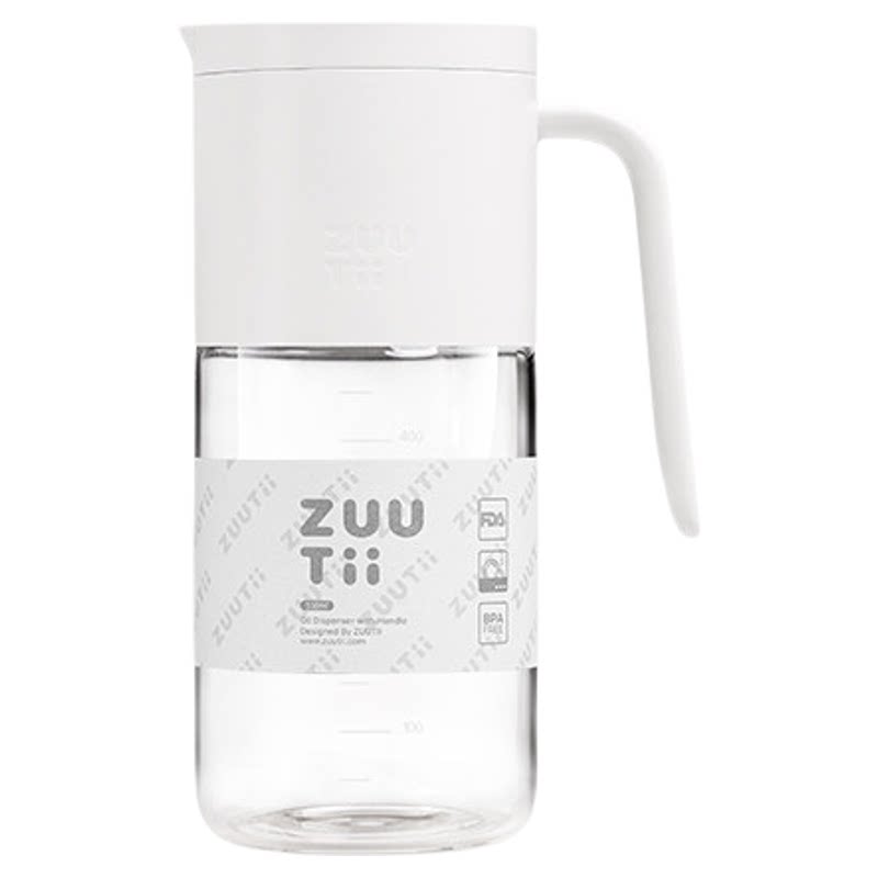 zuutii重力油壶家庭装带手柄厨房玻璃油壶家用大容量防漏自动开合