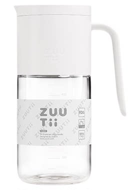 zuutii重力油壶家庭装带手柄厨房玻璃油壶家用大容量防漏自动开合