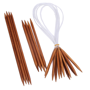 棒针套装国标毛衣针 碳化竹针毛线直针棒针 套装编织围巾帽子工具