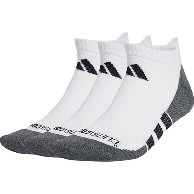 Adidas/阿迪达斯官方正品2025新款男女透气运动袜三双装JD9570