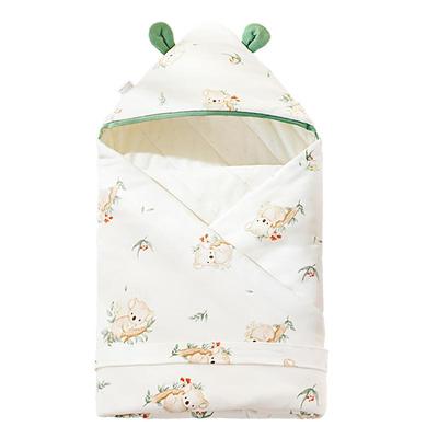 纯棉花内丹纯棉包被新生儿