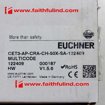 议价Euchner 122409 安士能安全开关 CET3-AP-CRA-CH-50X-SA-1224